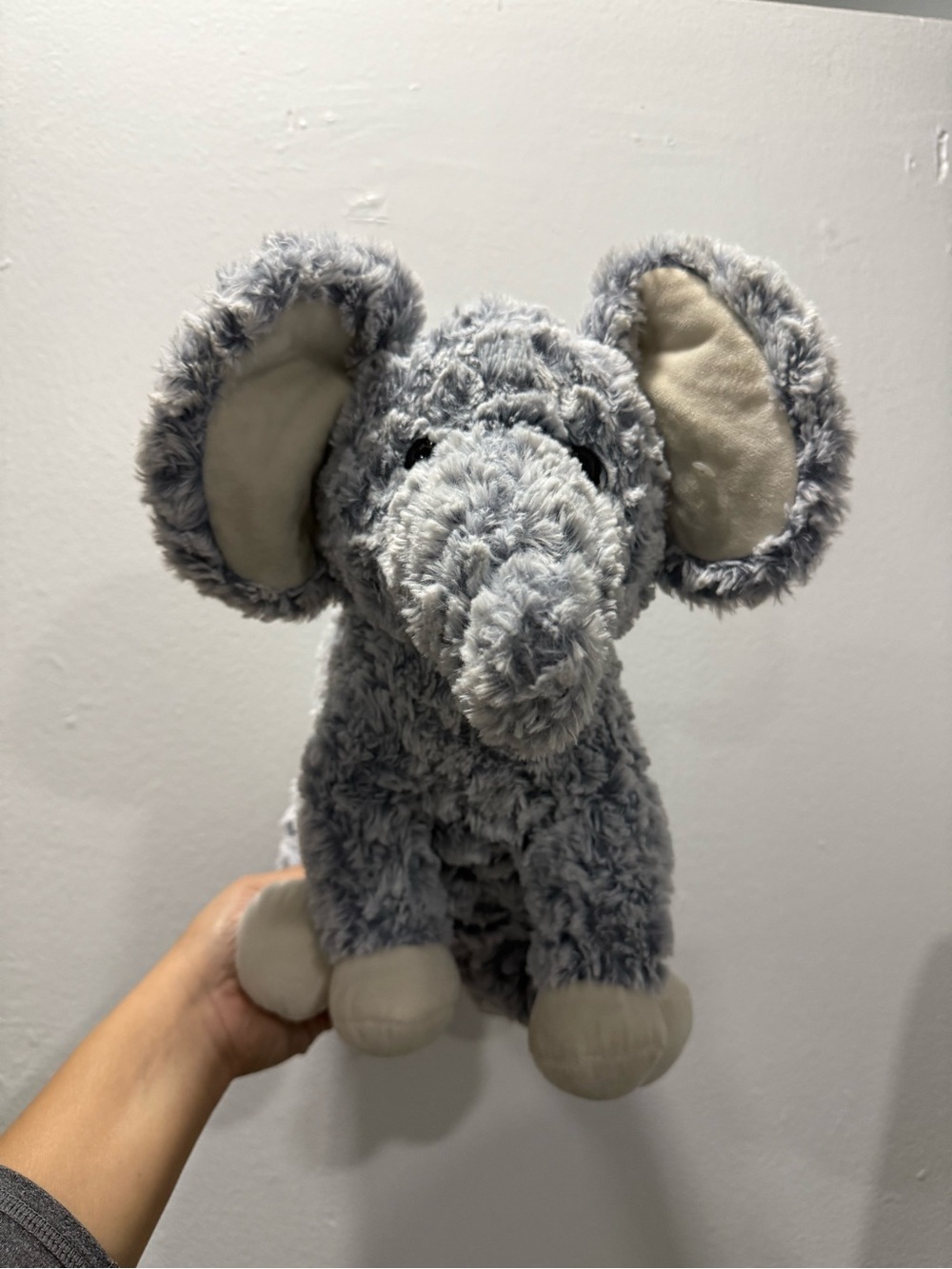 Plush Grey Elephant Stuffed Animal
